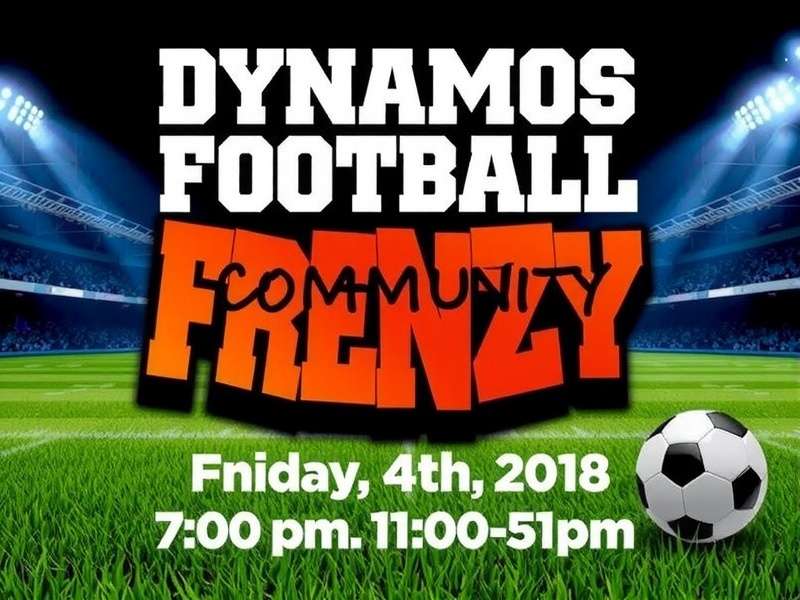 Players gathering for a local tournament Dynamos Football Frenzy Community Event